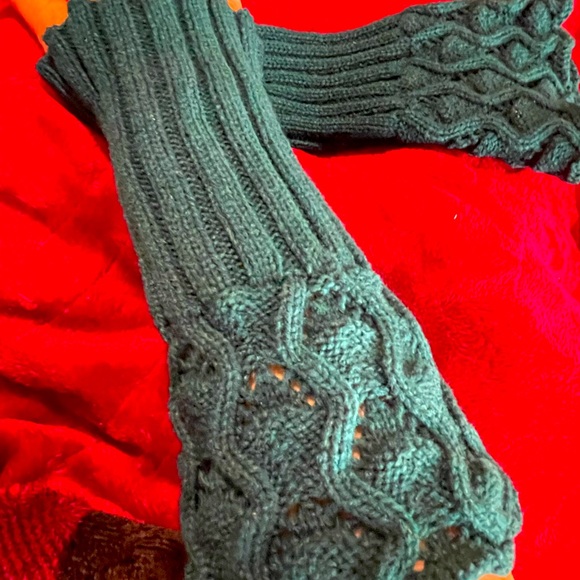 Lacy crochet legwarmers short NWOT plus: Doubles as arm warmers vintage 80s - Picture 1 of 3